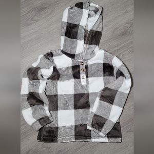 Girls' Warm Fleece Hooded Pullover (8y-9y) L